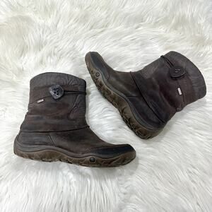 Merrell Dewbrook Zip Insulated Waterproof Snow Boots Sz 8.5